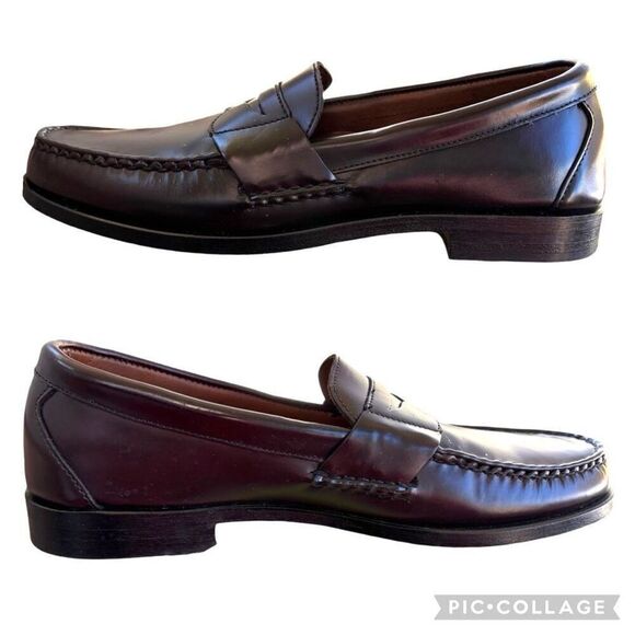 Allen Edmonds Walden Penny Loafer Dress Shoes Men’s Size 10 2A Brown Leather - Picture 4 of 8